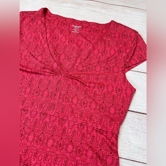 Toad&Co Red Patterned Dress - Picture 9 of 9